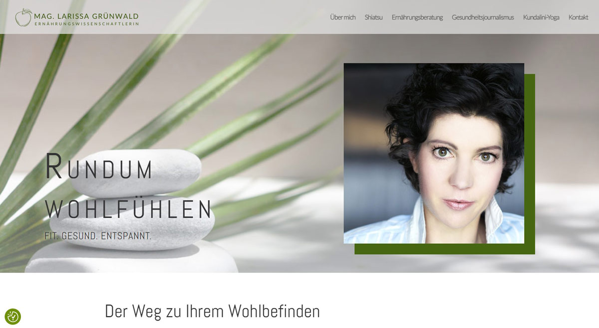 larissagruenwald.net | POPP-UP Webdesign